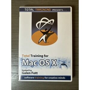 Total Training For Mac OS X Vintage Apple Software Training DVD Set